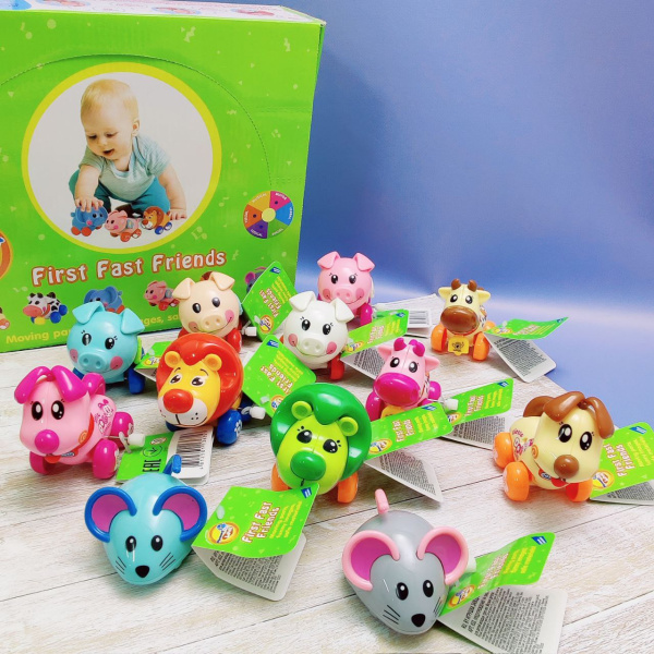 Заводная игрушка для детей Животный мир / В АССОРТИМЕНТЕ